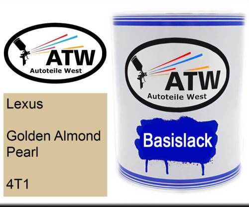 Lexus, Golden Almond Pearl, 4T1: 1L Lackdose, von ATW Autoteile West.